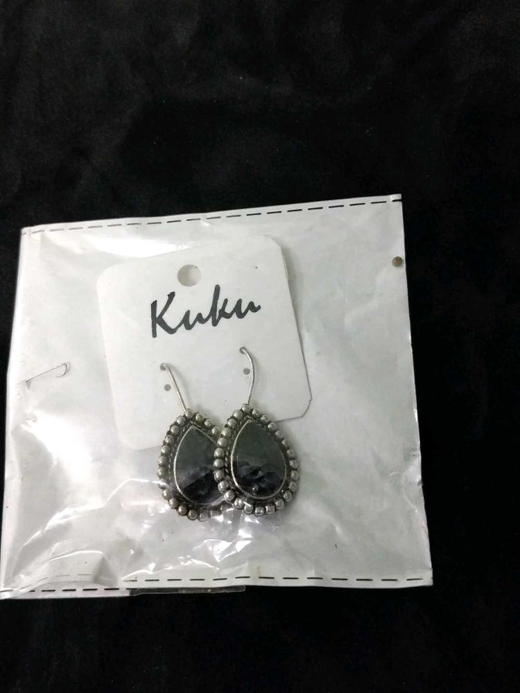 Beautiful Black Stone Earrings