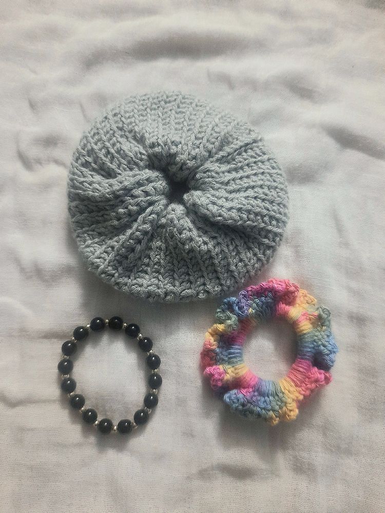 Crochet Scrunchies Combo