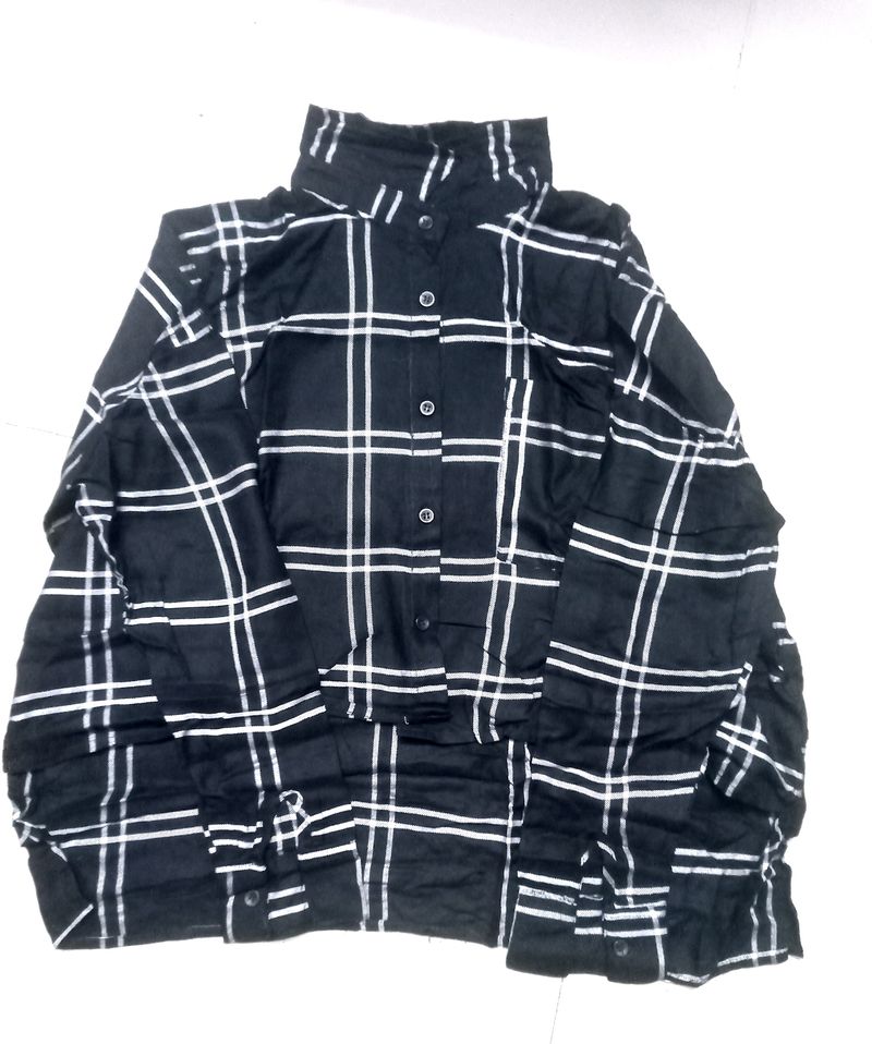 FSC_ BLACK BAGGY SHIRT