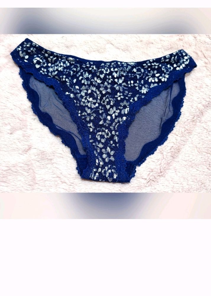 Victoria's Secret Blue Net Panty