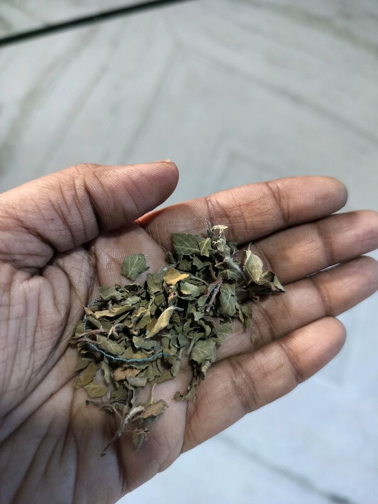 Home Made Dry Tulasi Leaves