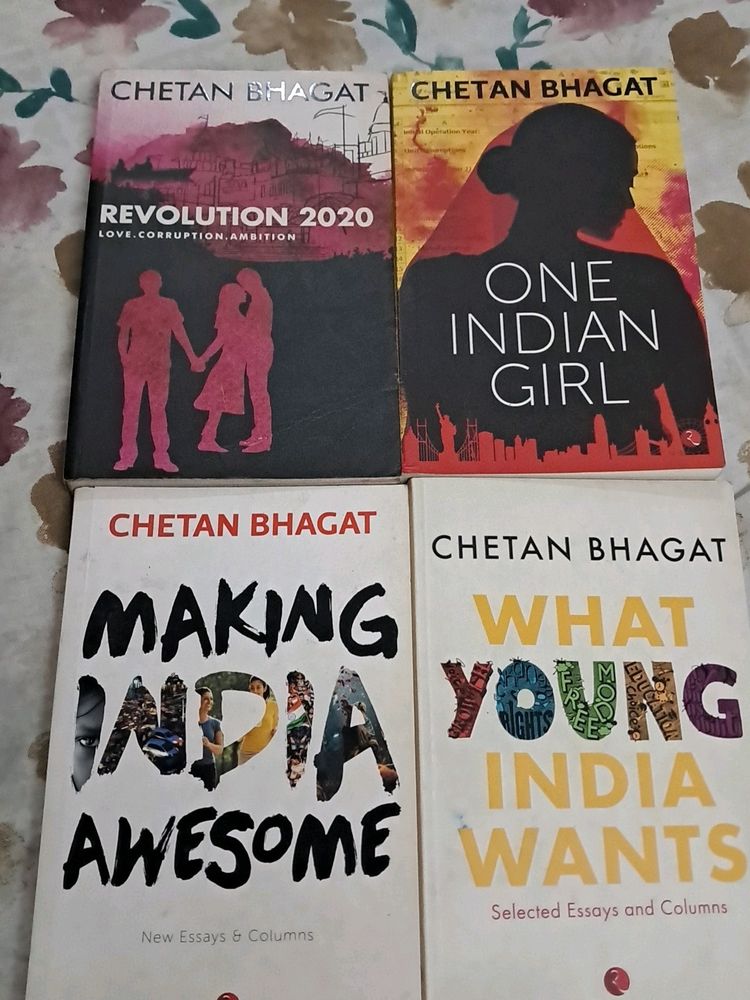 4 Combo Books By Chetan Bhagat