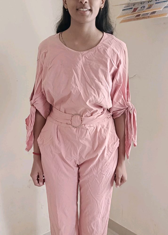 Pink Jumpsuit