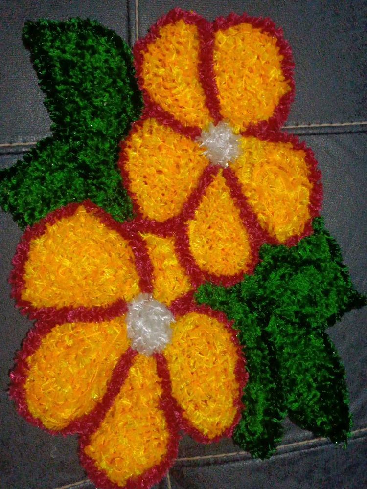 Rangoli Mat For Floor, Bedroom, Living Room,