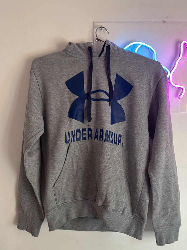 Grey Colour Hoodie