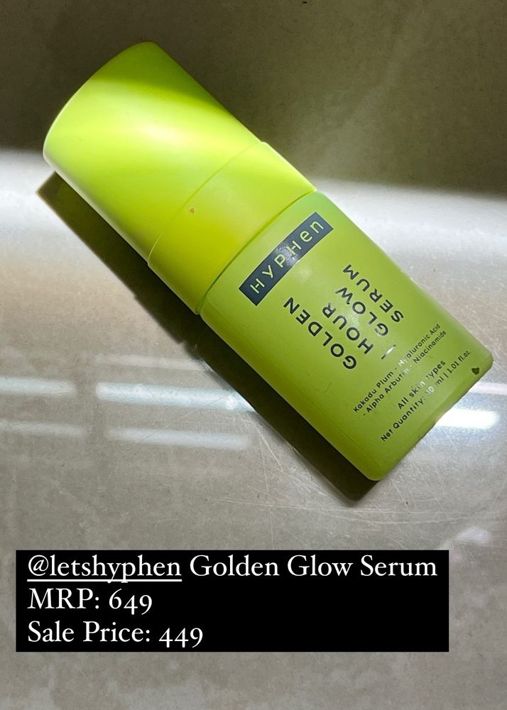 ✨💚 Hyphen Golden Glow Serum On Sale