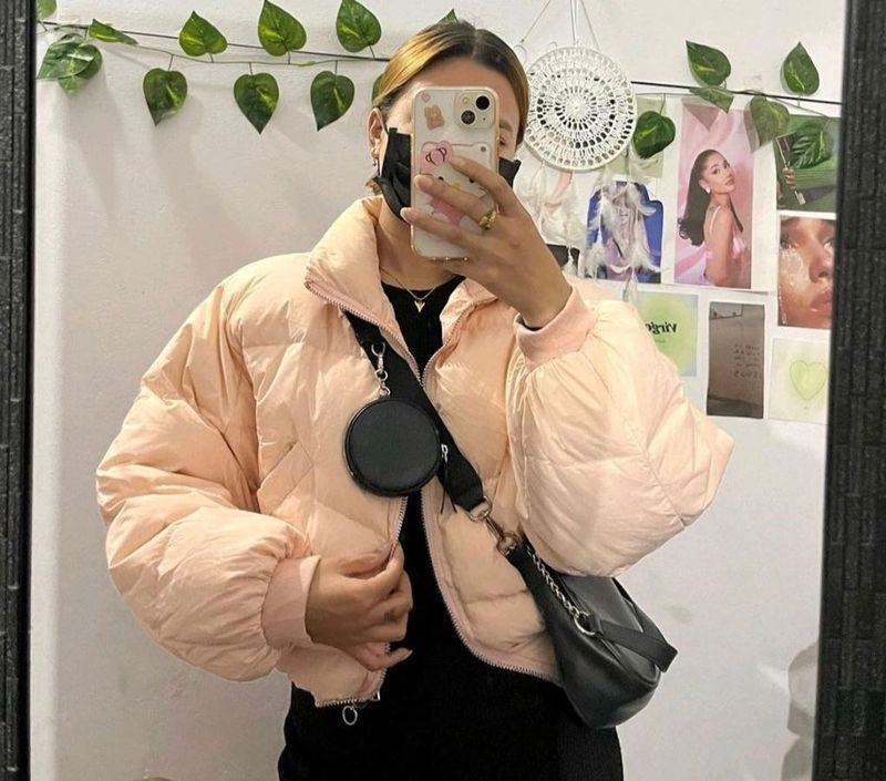 Crop Winter Puff Jacket