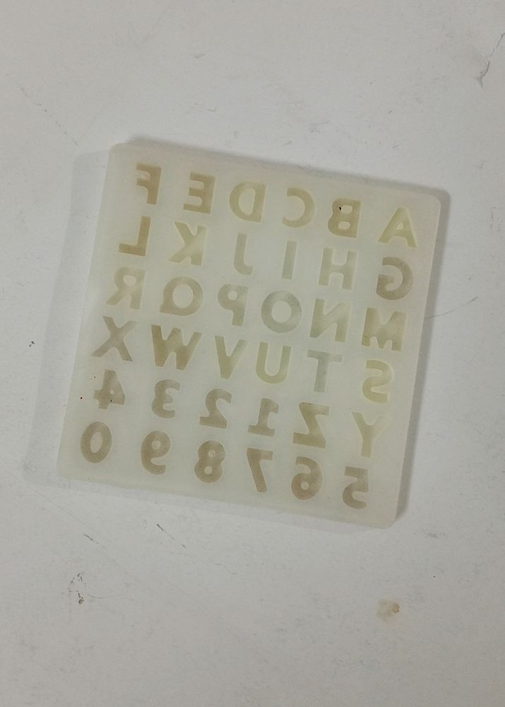 Small Alphabet Mould