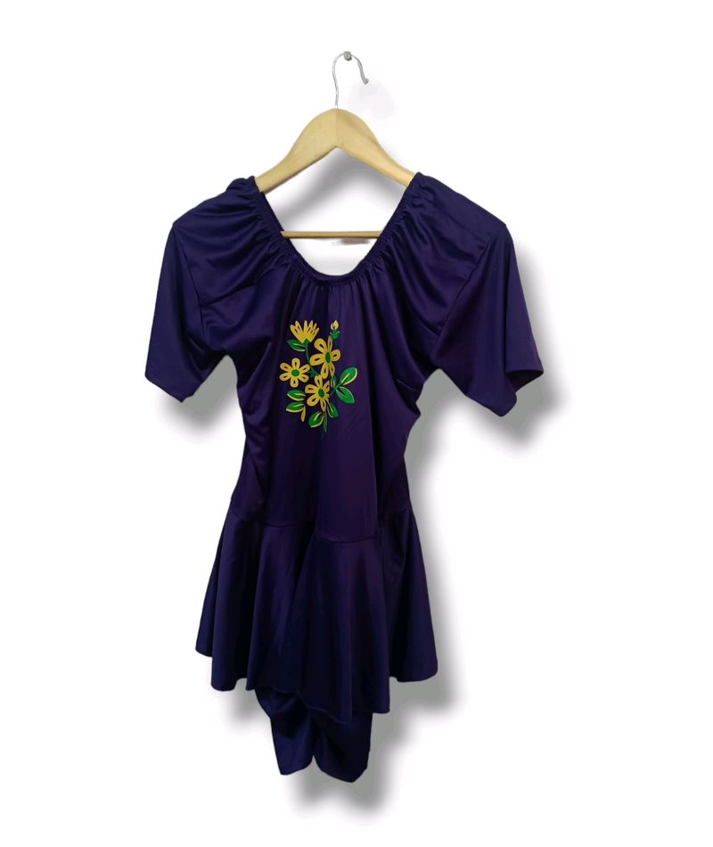 Violet Ruffled Dress (Women's)