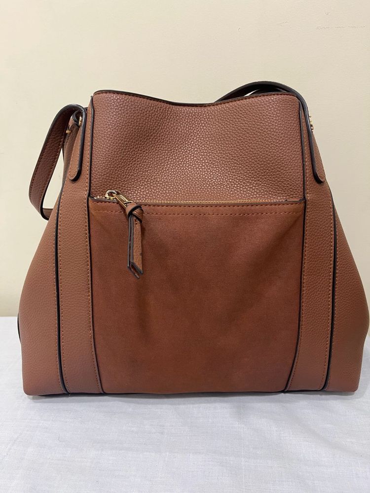 New Accessorize Faux Leather Romeo Shoulder Bag