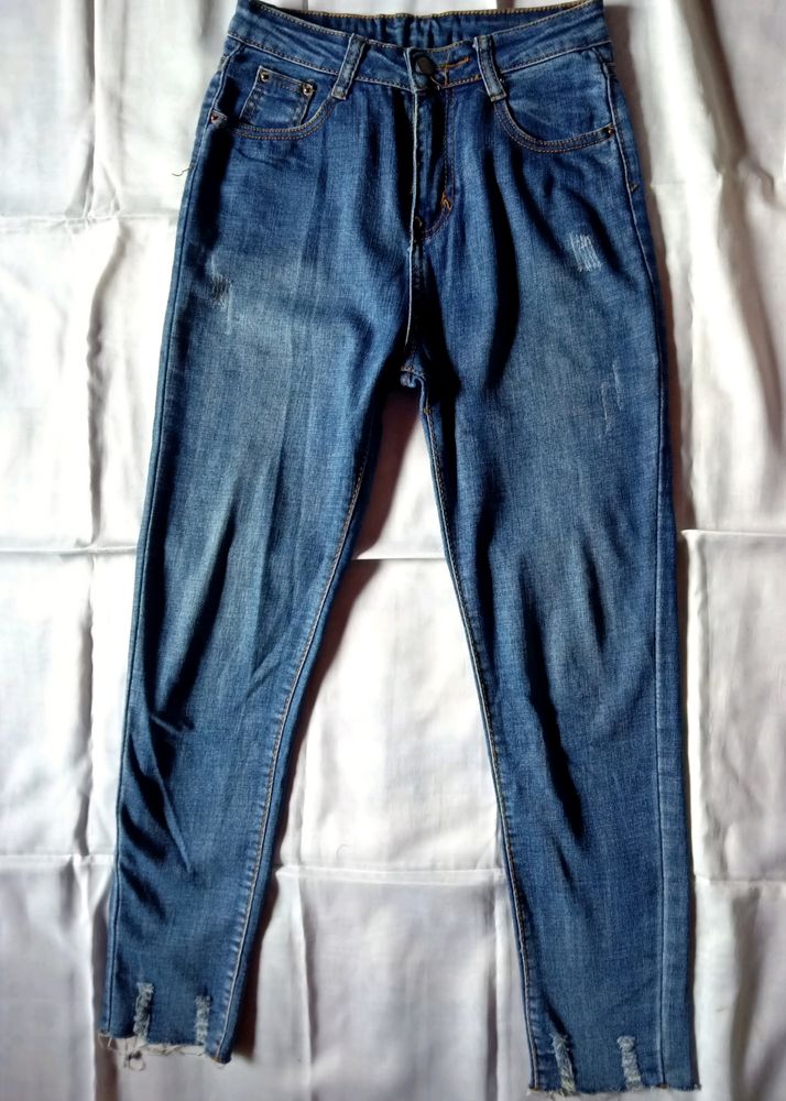 Women's Mid Waist Jeans