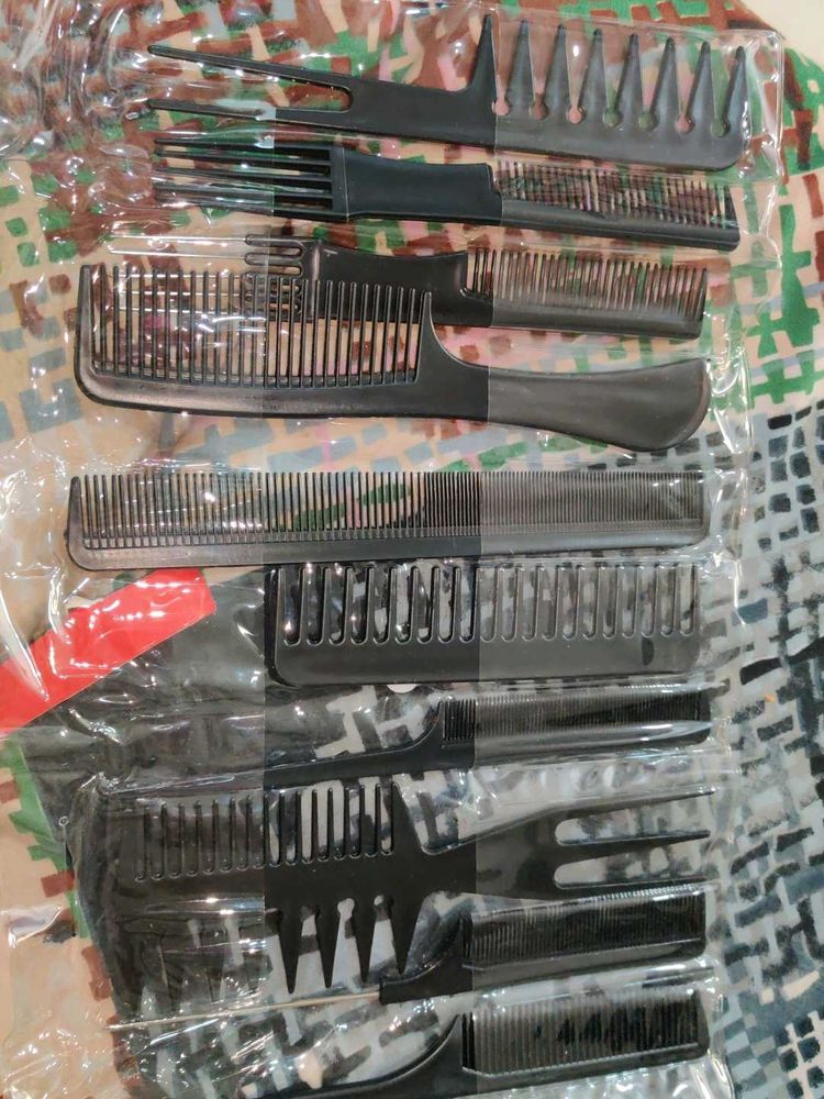 10 Comb Set For Salon