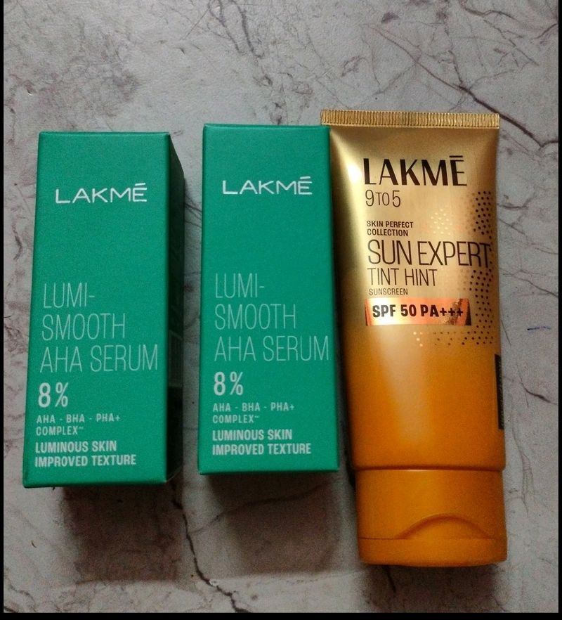 Face Serum & Suncream