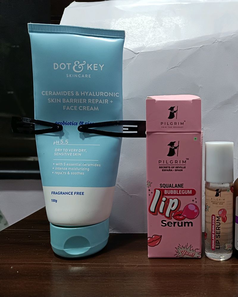 Moisturizer And Lip Serum