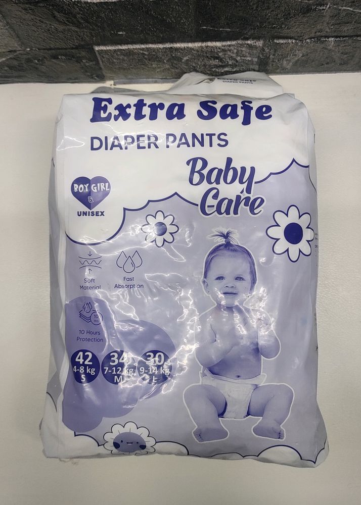 Extra Safe Baby Diaper 34 pieces Medium