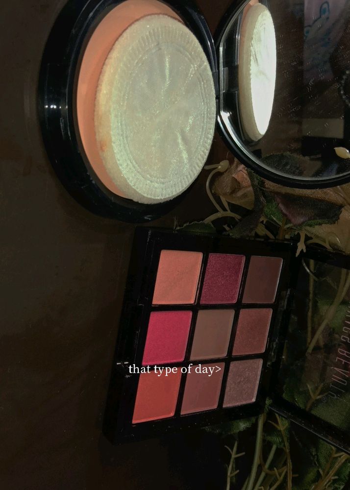 Swiss Beauty Eyeshadow Palette & Purplle Compact