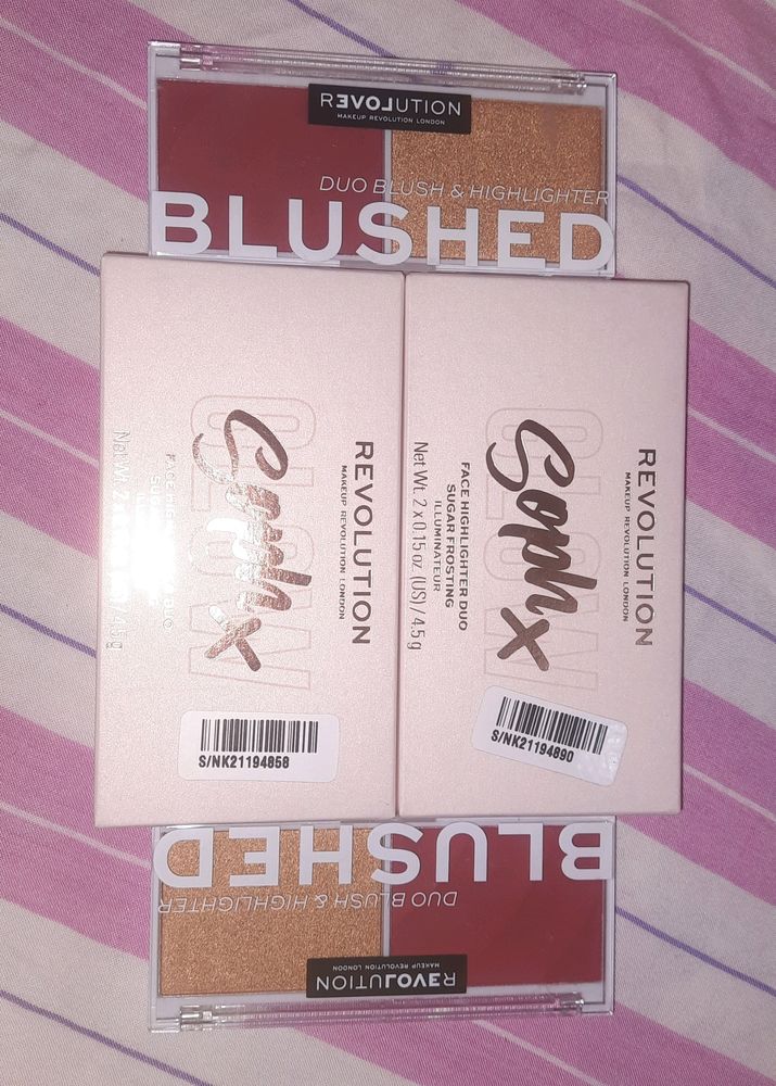 Makeup Revolution Blush And Highlighter