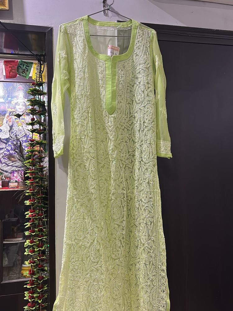 A genuine chikan kari kurta.