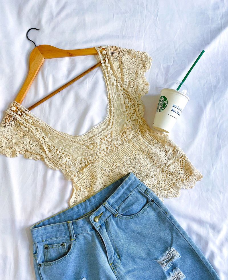 Pinterest Boho Chic Crochet Crop Top