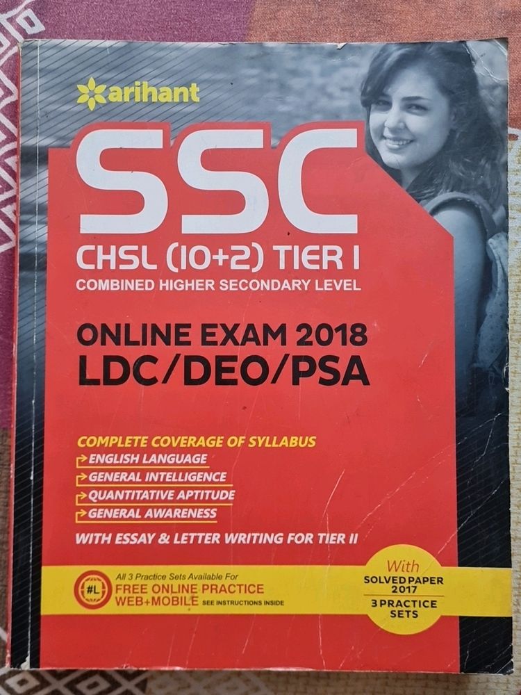 Hey! SSC ,CHSL (10+2) Tier 1 Book Is Available.