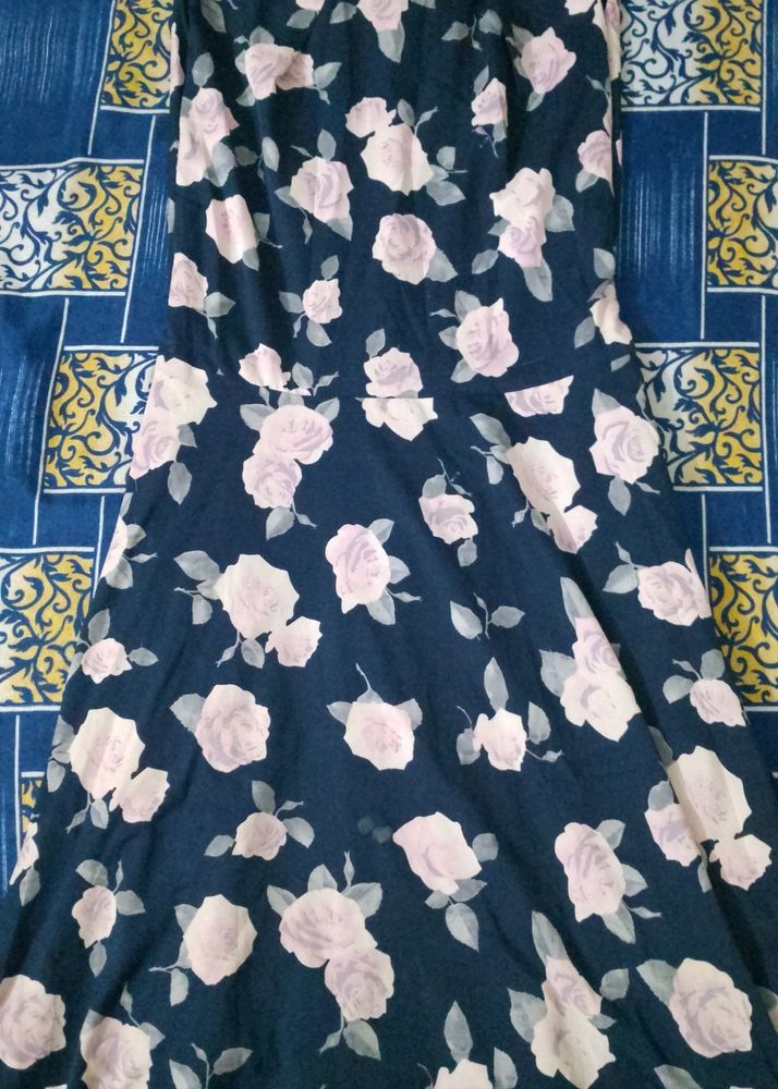 Flower Printed Frock