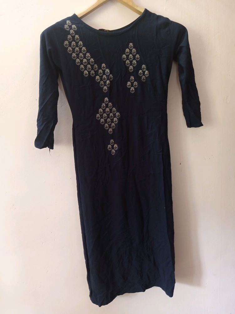 Dark Blue Kurta