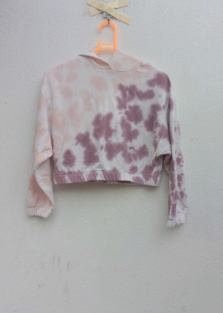 Tie & Dye Hoodie Style Croptop