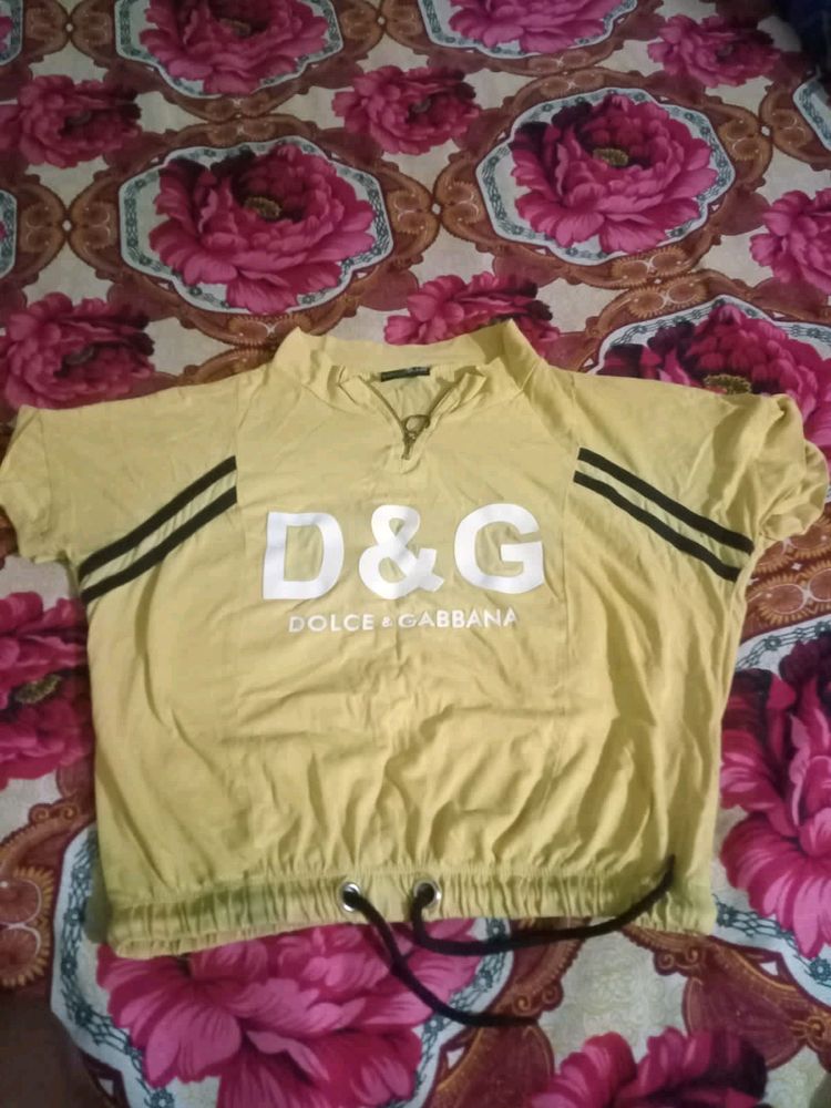 Stylish Yellow Tshirt For Girls