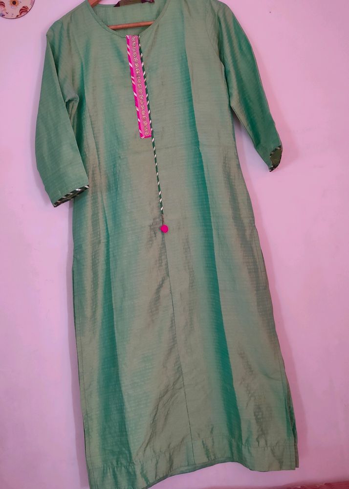 Sangria Green Kurta☘️