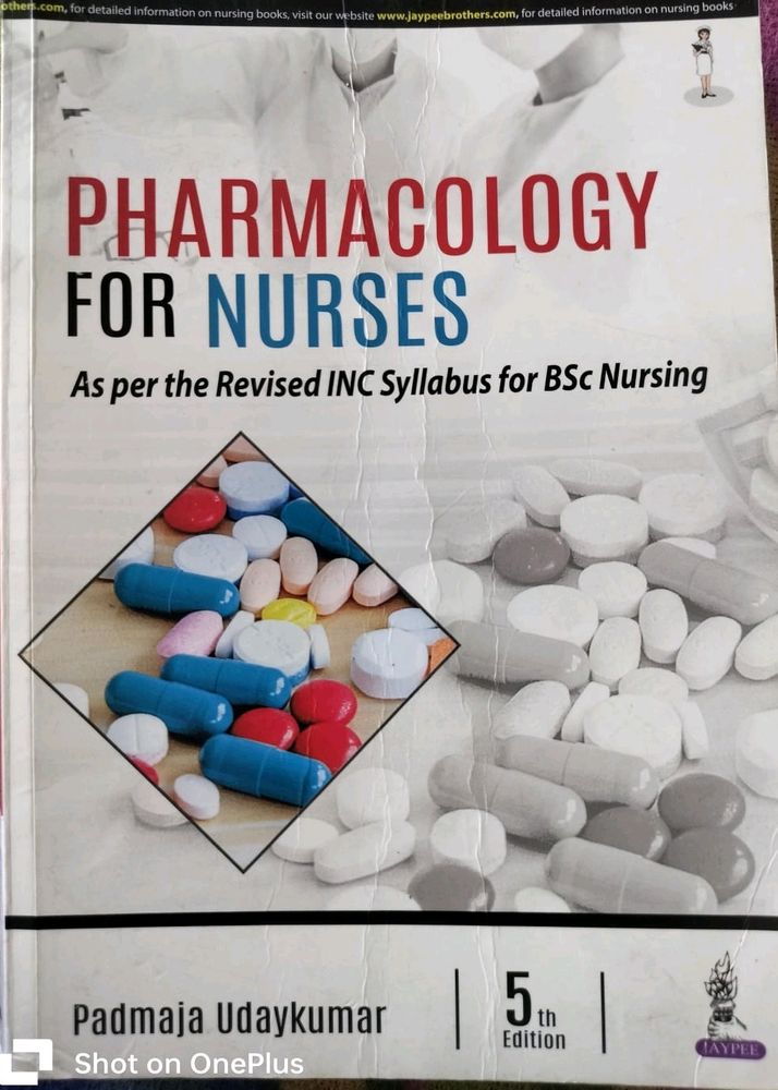 Pharmacology Textbook For Nursing Students