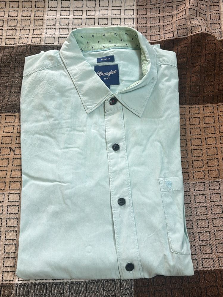 Wrangler Full Sleeve Smart Shirt