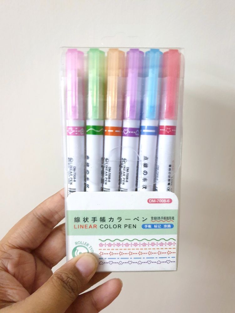 Linear Color Pens