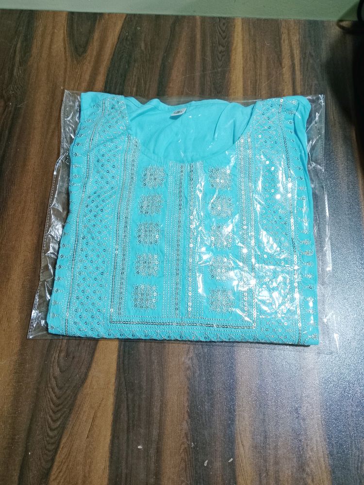 Sky Blue Kurti(Negotiable)