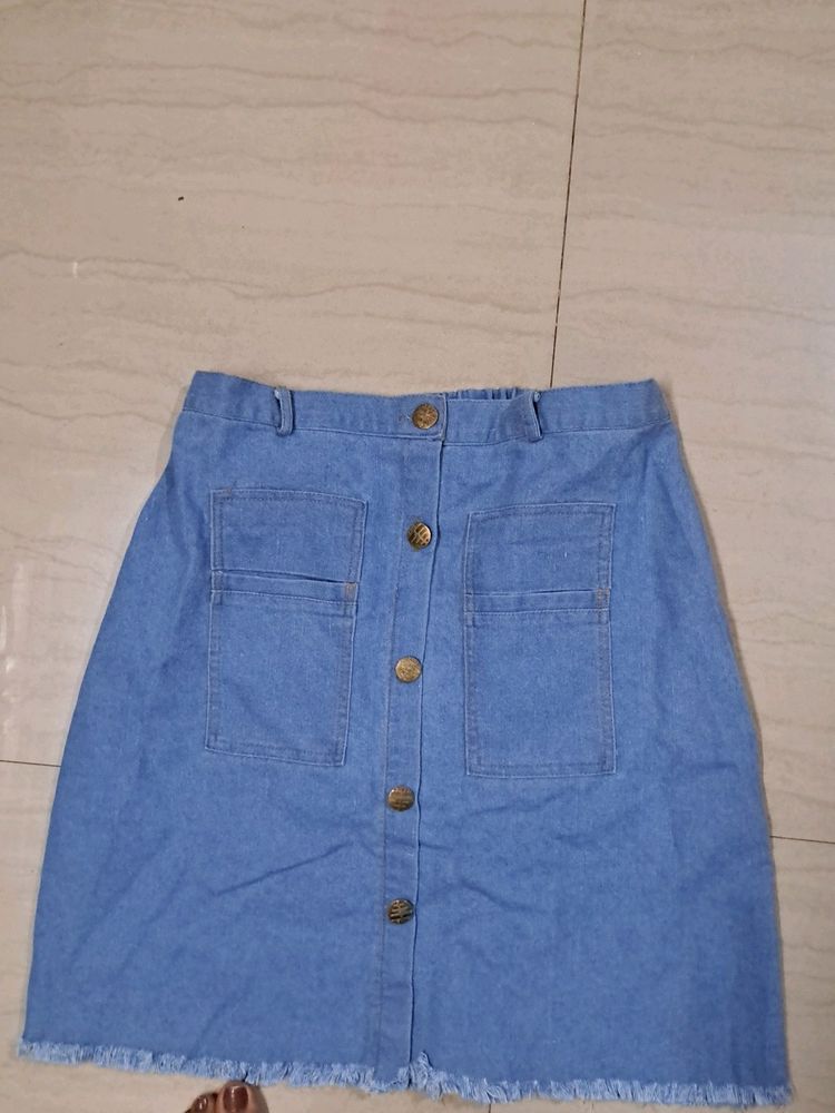 Denim Skirt New