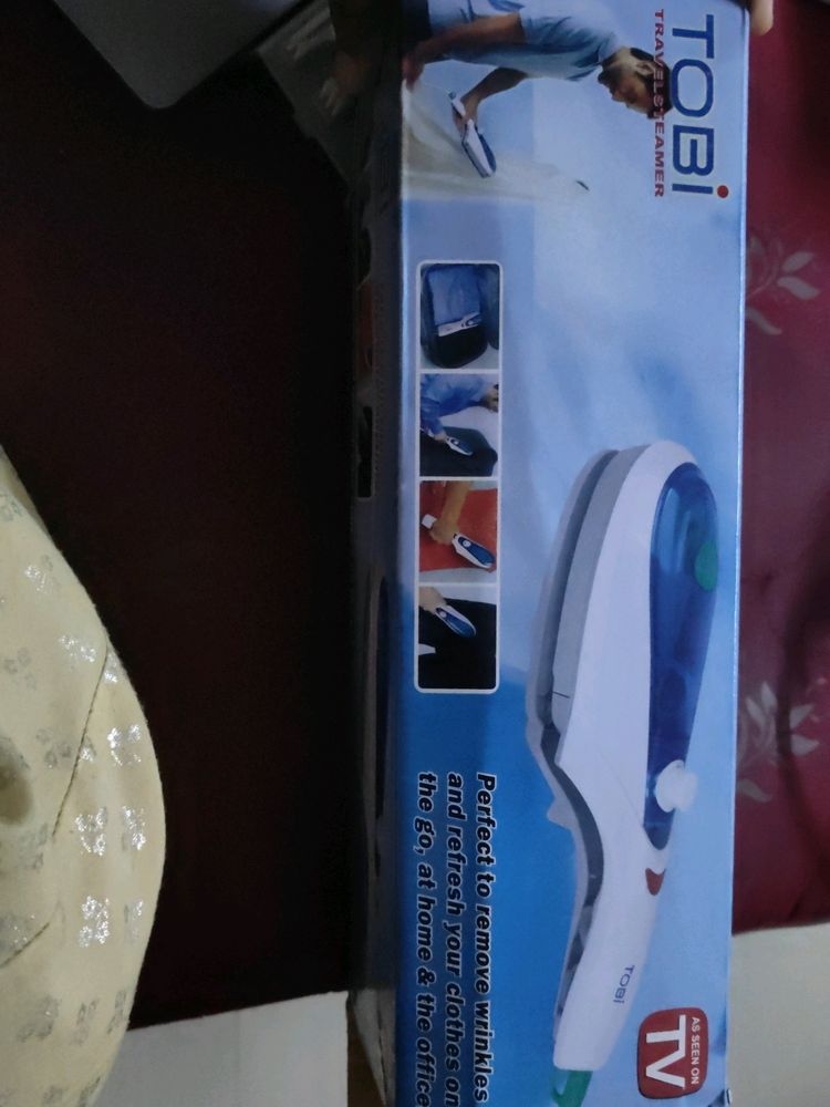 Steam Iron For Clots And Travelling