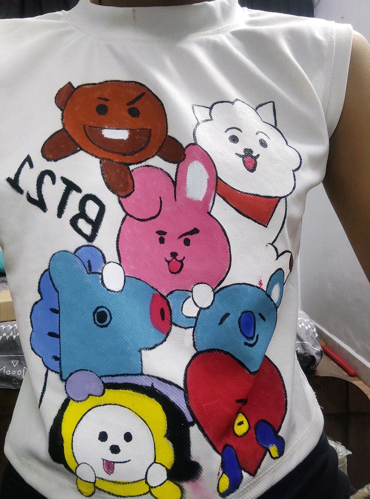 BT21 Character T-shirt