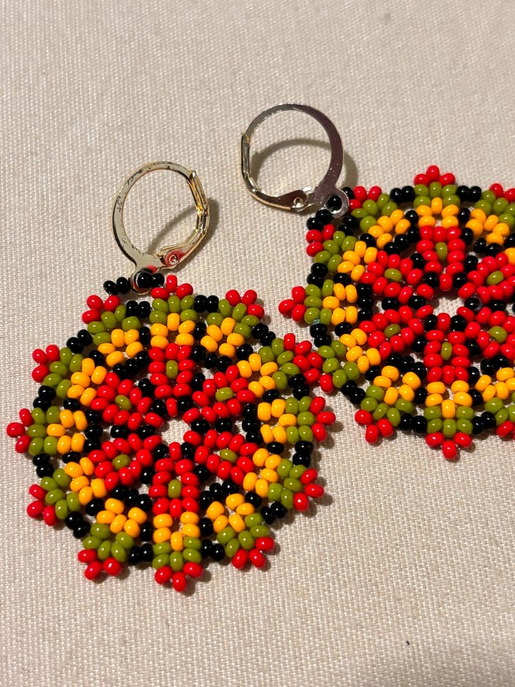 Beautiful Multicolor Mandala Earrings