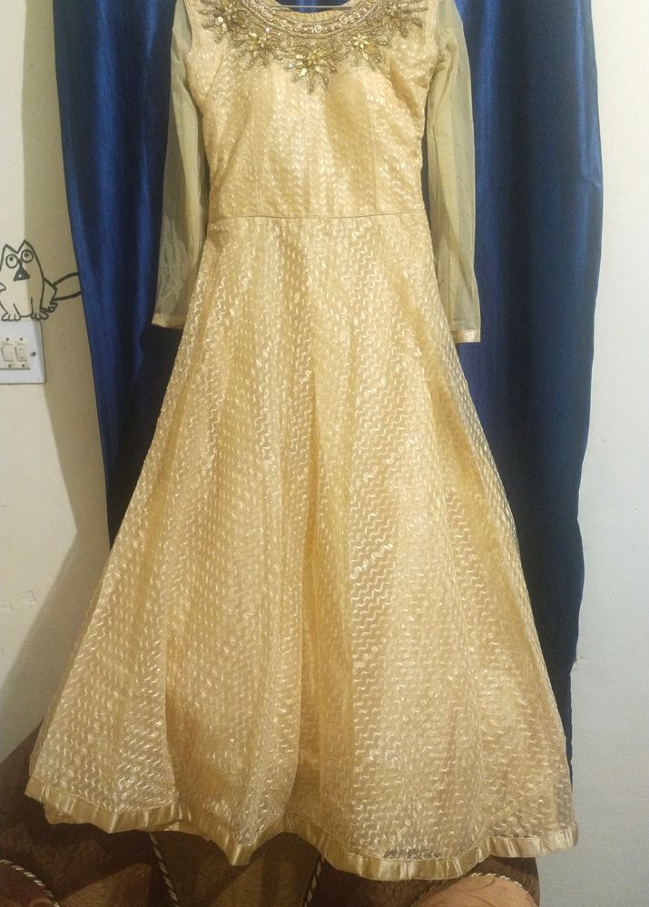 Golden Gown For Party 🥳🎉 And wedding Dresses