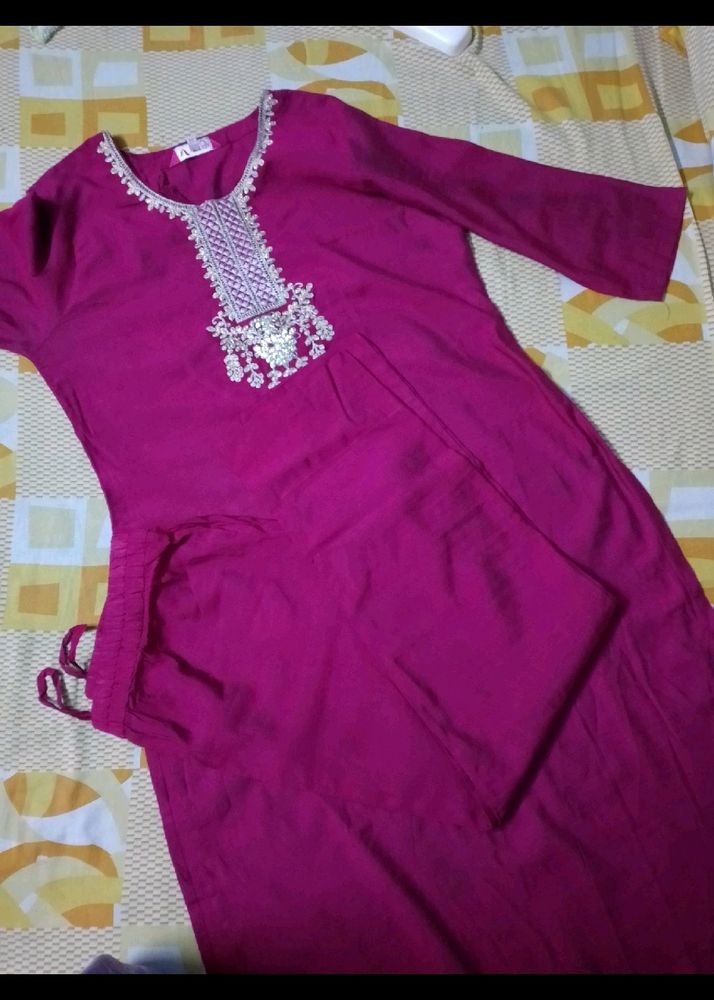 Elegant Kurta Set  Without Dupatta For Womens/Girl