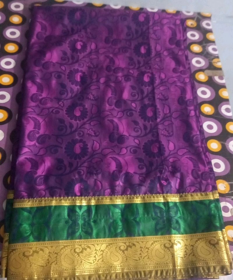 Purple Saree