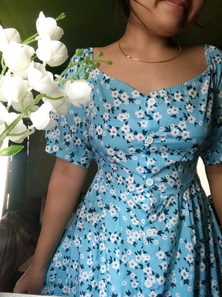 💙floral Dress