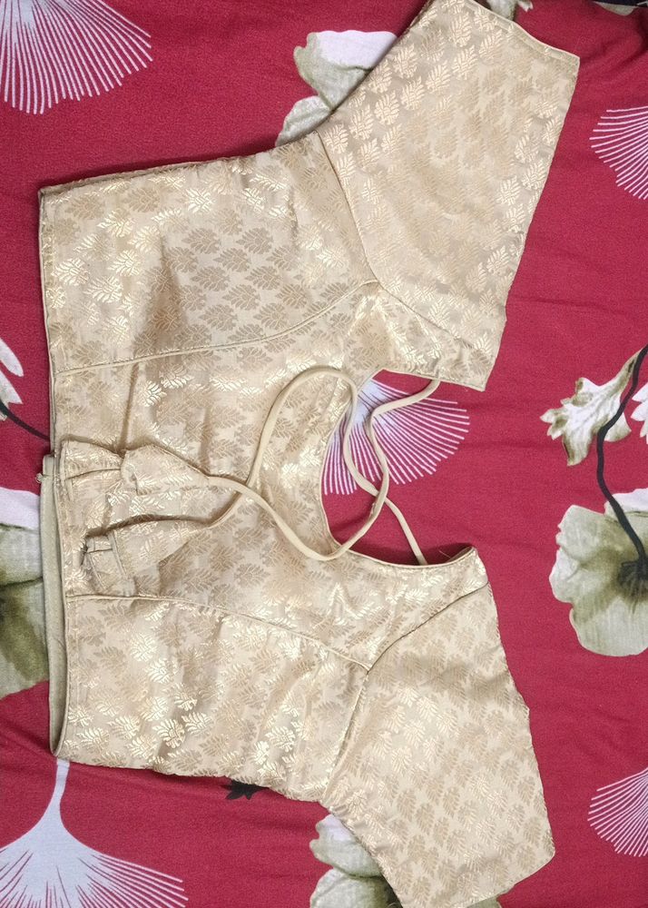 Light Golden Paded Blouse