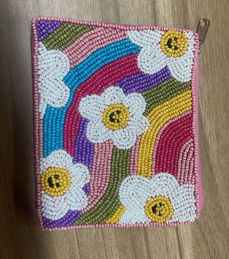 Hand Beaded Coin Purse