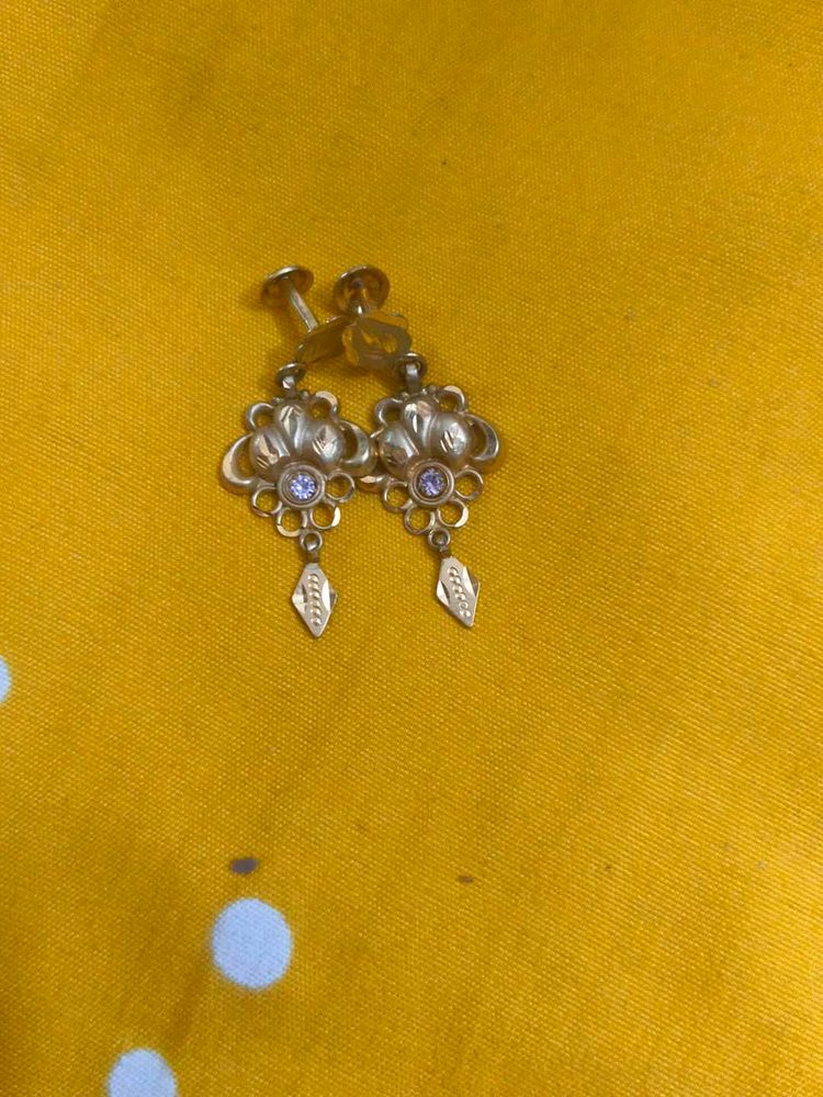 18 Carat Gold Earrings