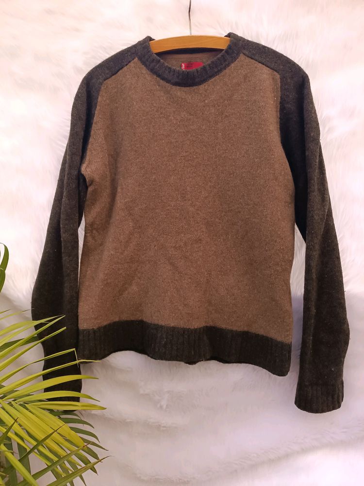 Levi's brown red label sweater