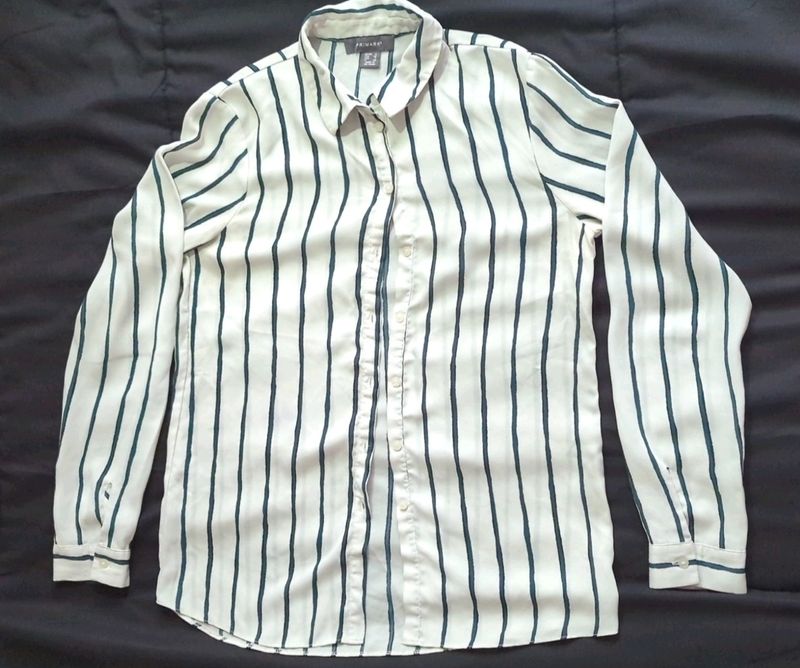 PRIMARK Size 8 Striped Shirt