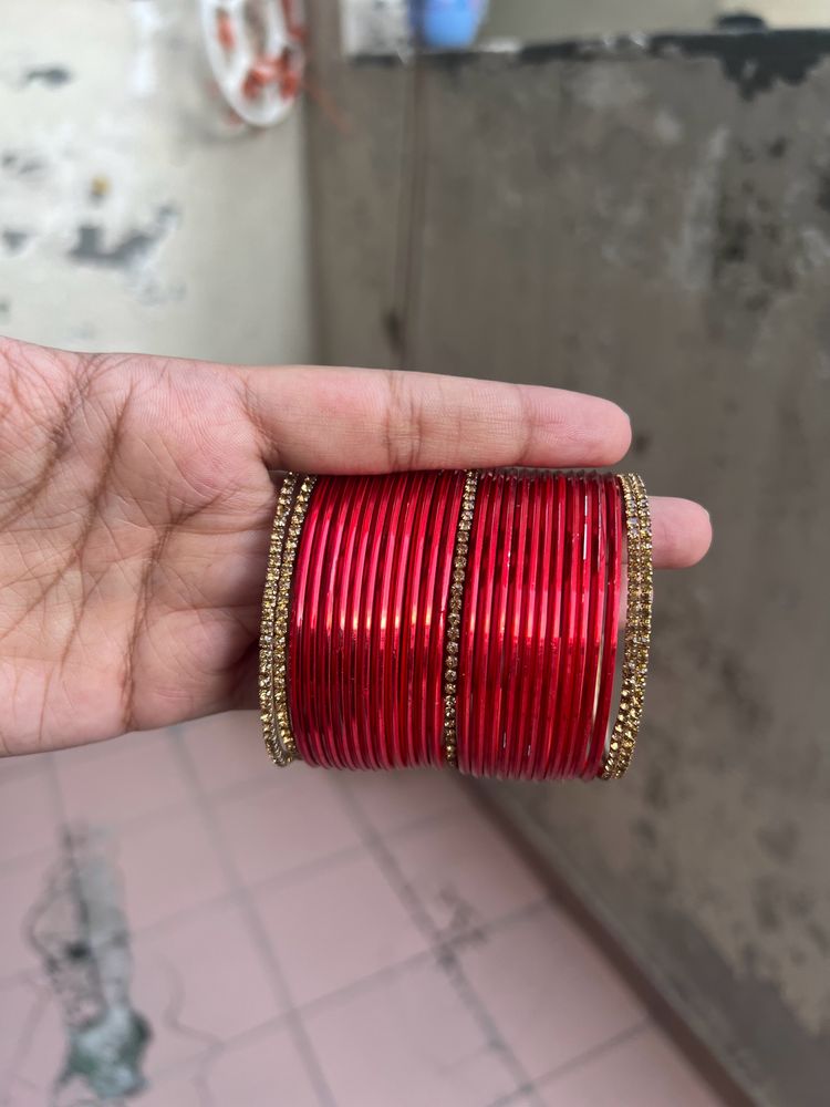 Beautiful Red Bangles