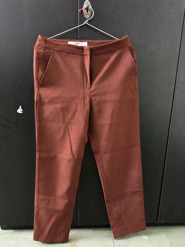 Brown Formal Pants