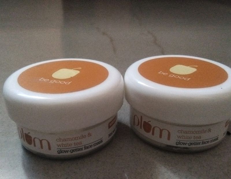 Set Of 2 Plum Glow Getter Face Mask