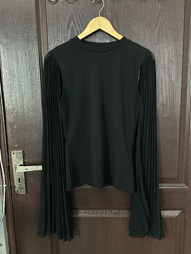 Pleated Cape Top